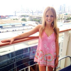 🌸🌼 Angel Biba Festival Print Romper XS (AU6)🌼🌸